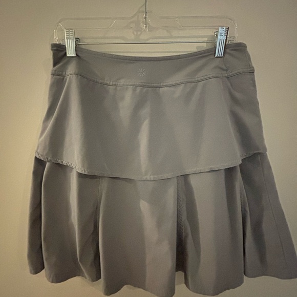 Athleta Dresses & Skirts - Athleta Charcoal Skater Skort